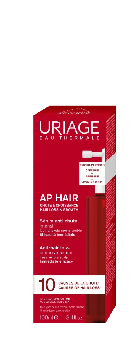 Ser intensiv impotriva caderii parului AP Hair, 100ml, Uriage