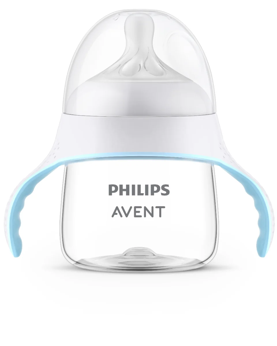 Cana de tranzitie cu manere ergonomice pentru +6 luni Natural Response SCF263/61, 150ml, Philips Avent