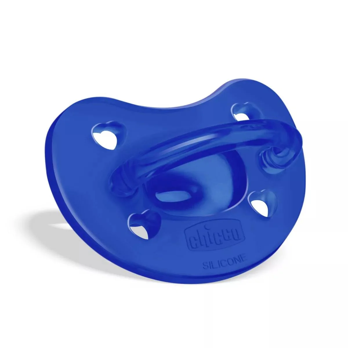 Suzeta anatomica din silicon PhysioSoft 16-36 luni Bleu, 1 bucata, Chicco