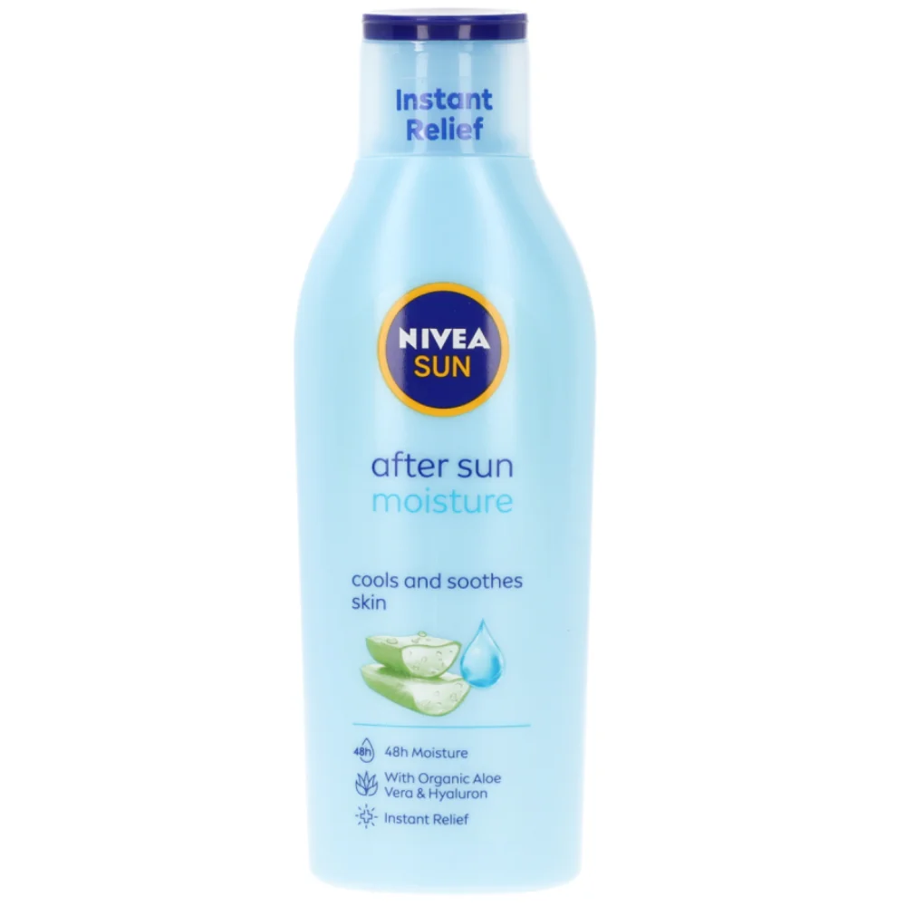 Lotiune hidratanta dupa plaja cu Aloe Vera After Sun, 200ml, Nivea 