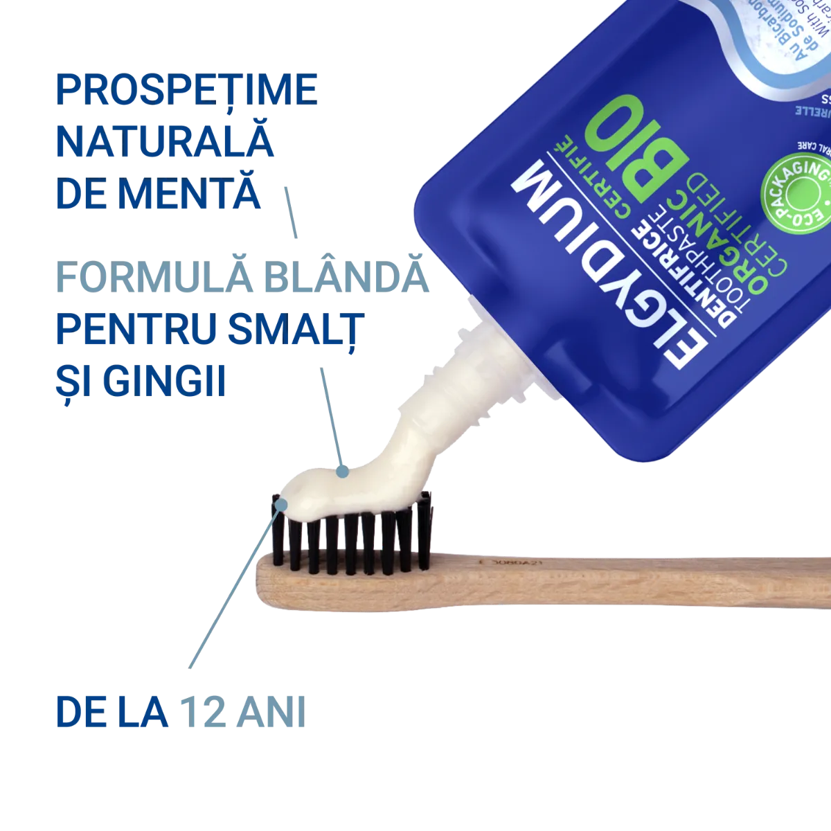 Pasta de dinti pentru albire Organic Bio, 100ml, Elgydium 