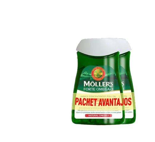 Pachet Forte Omega 3, 2x112 capsule, Moller's