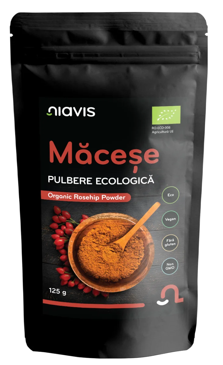 Macese Pulbere ecologica, 125g, Niavis