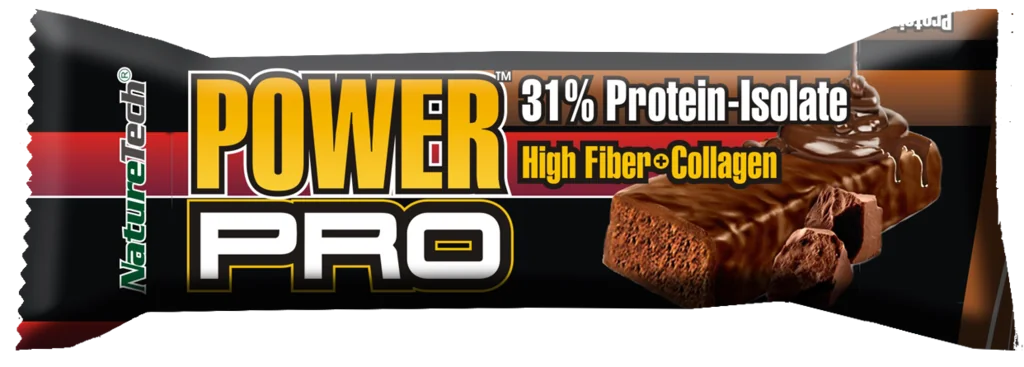 Baton energizant cu crema de ciocolata Power Pro, 80g, Nature Tech