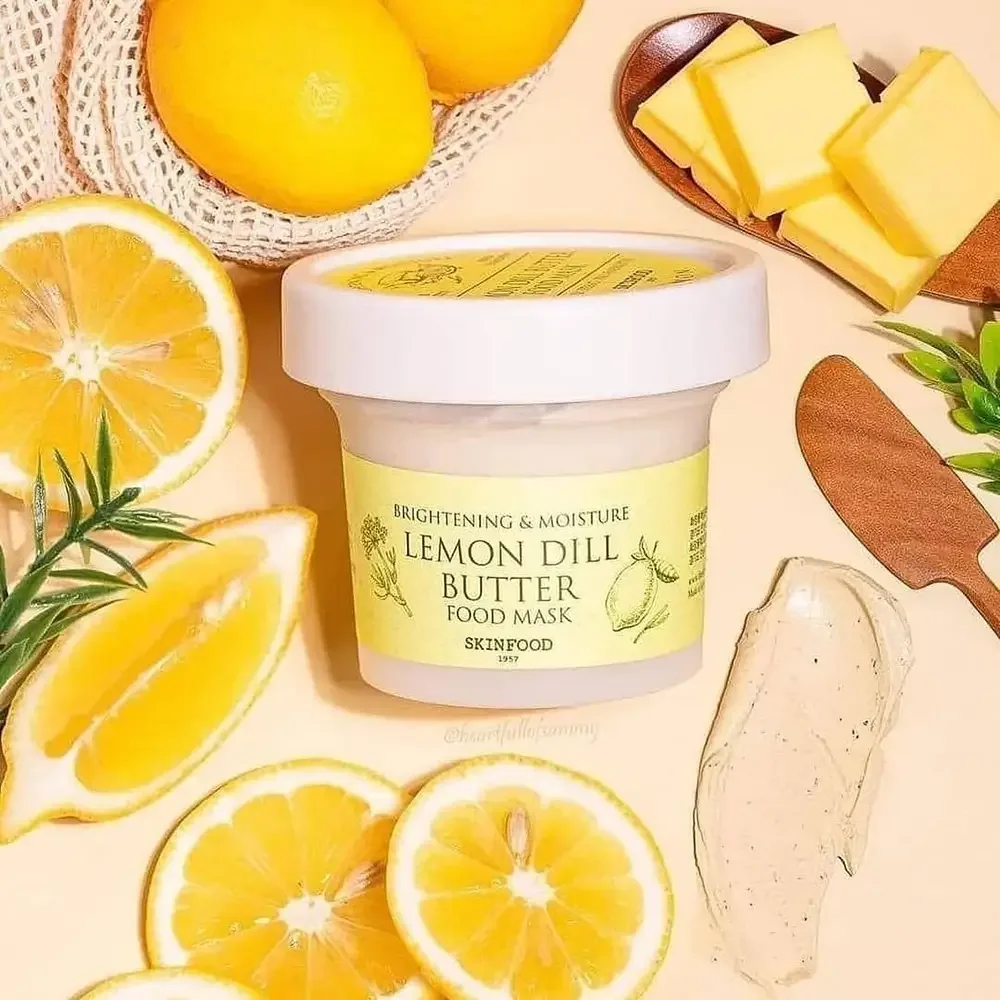 Masca de fata cu unt si lamaie & marar, 120g, Skinfood