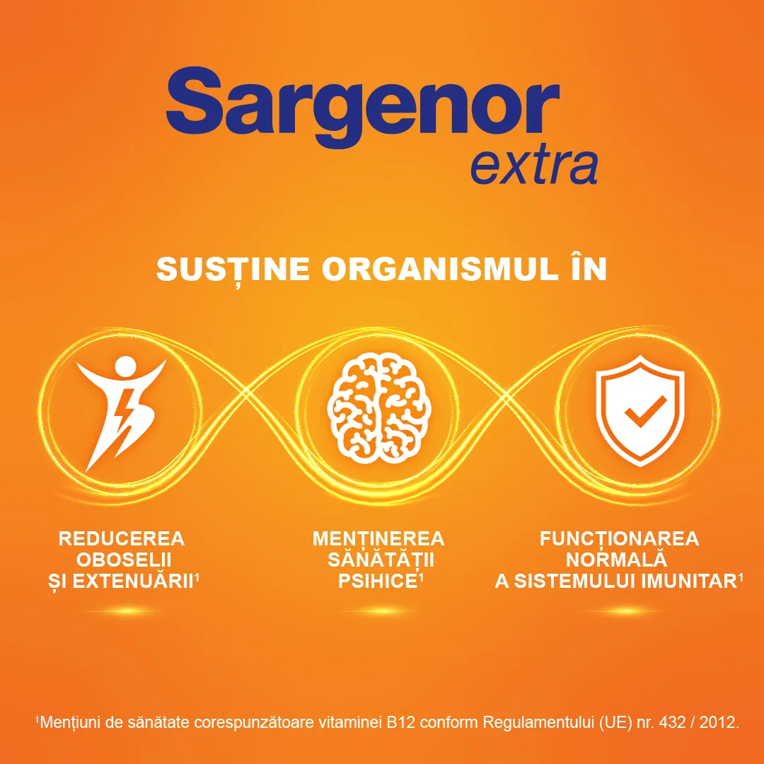 Sargenor Extra Solutie orala, 5ml x 20 fiole, Viatris