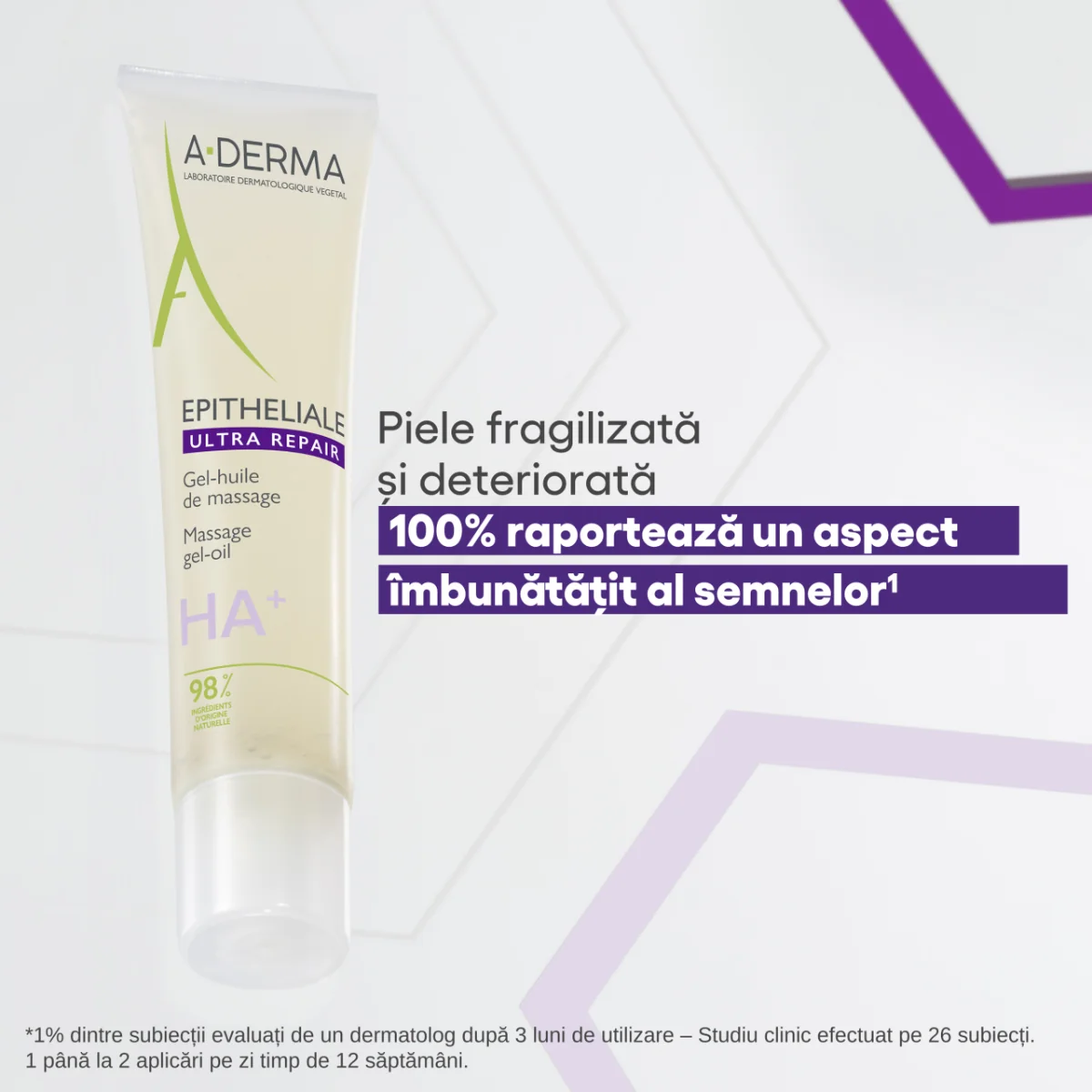 Gel-ulei pentru masaj Epitheliale Ultra Repair, 100ml, A-Derma