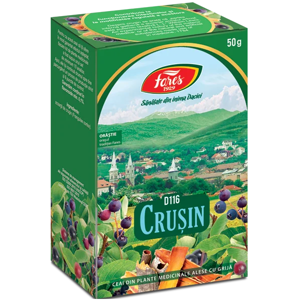 Ceai din scoarta de crusin D116, 50g, Fares