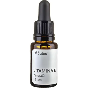 Vitamina E, 15ml, Sabio 