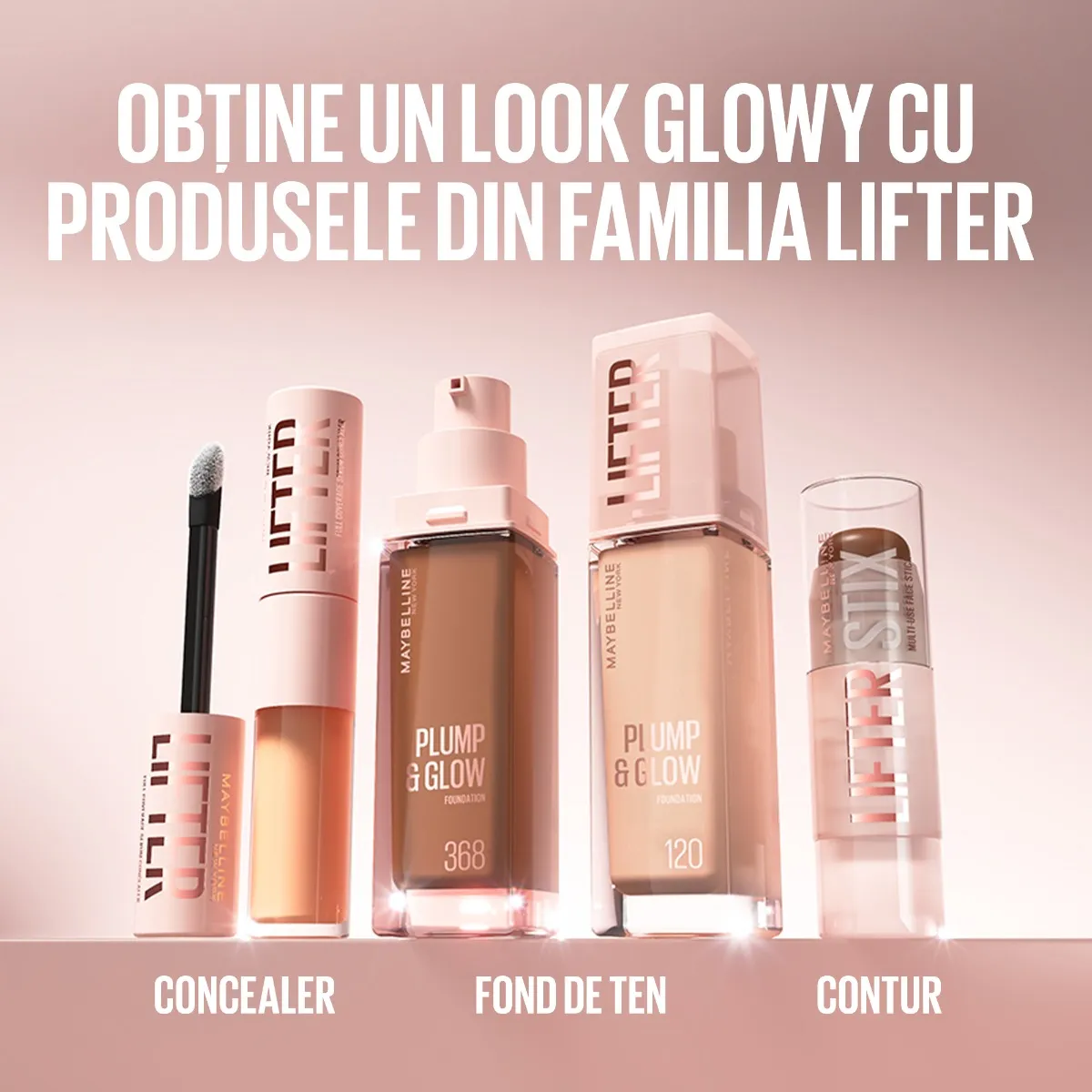 Fond de ten Lifter Plump & Glow Nr. 119, 30ml, Maybelline 