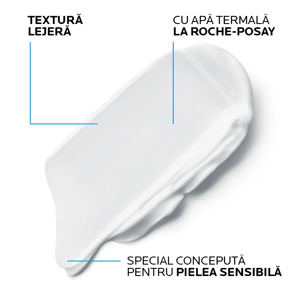 Crema hidratanta prebiotica pentru ten sensibil si uscat Toleriane Sensitive, 40ml, La Roche-Posay
