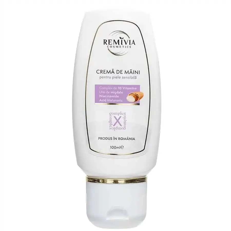 Crema de maini pentru piele sensibila, 100ml, Remivia
