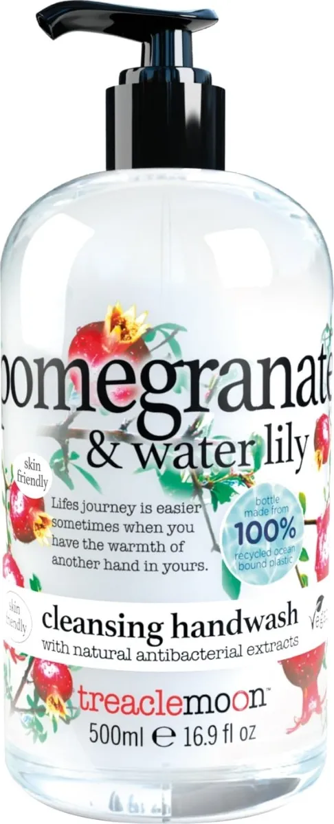 Sapun lichid de maini Pomegranate & Water Lily, 500ml, Treaclemoon