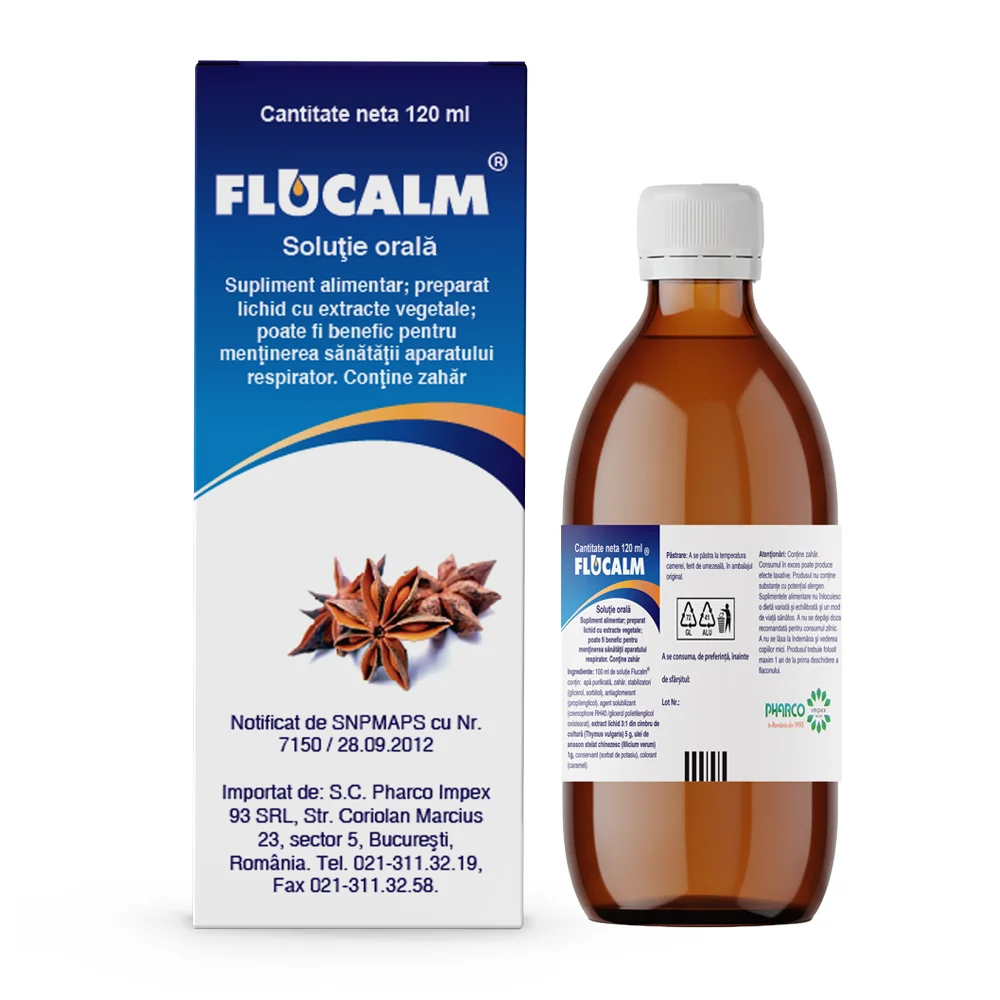 Flucalm sirop, 120ml, Pharco