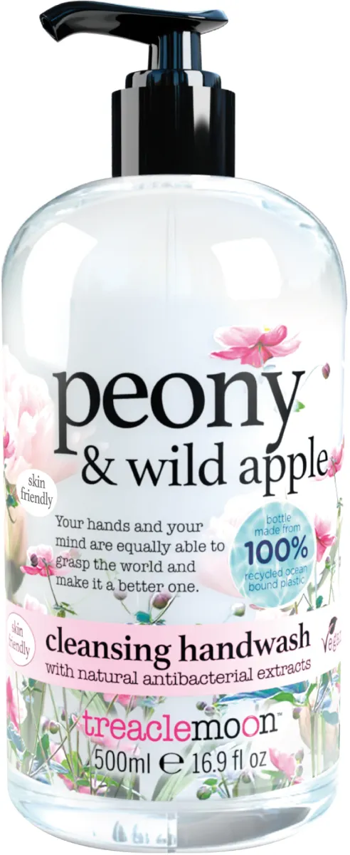 Sapun lichid de maini Peony Rose and Wild Apple, 500ml, Treaclemoon