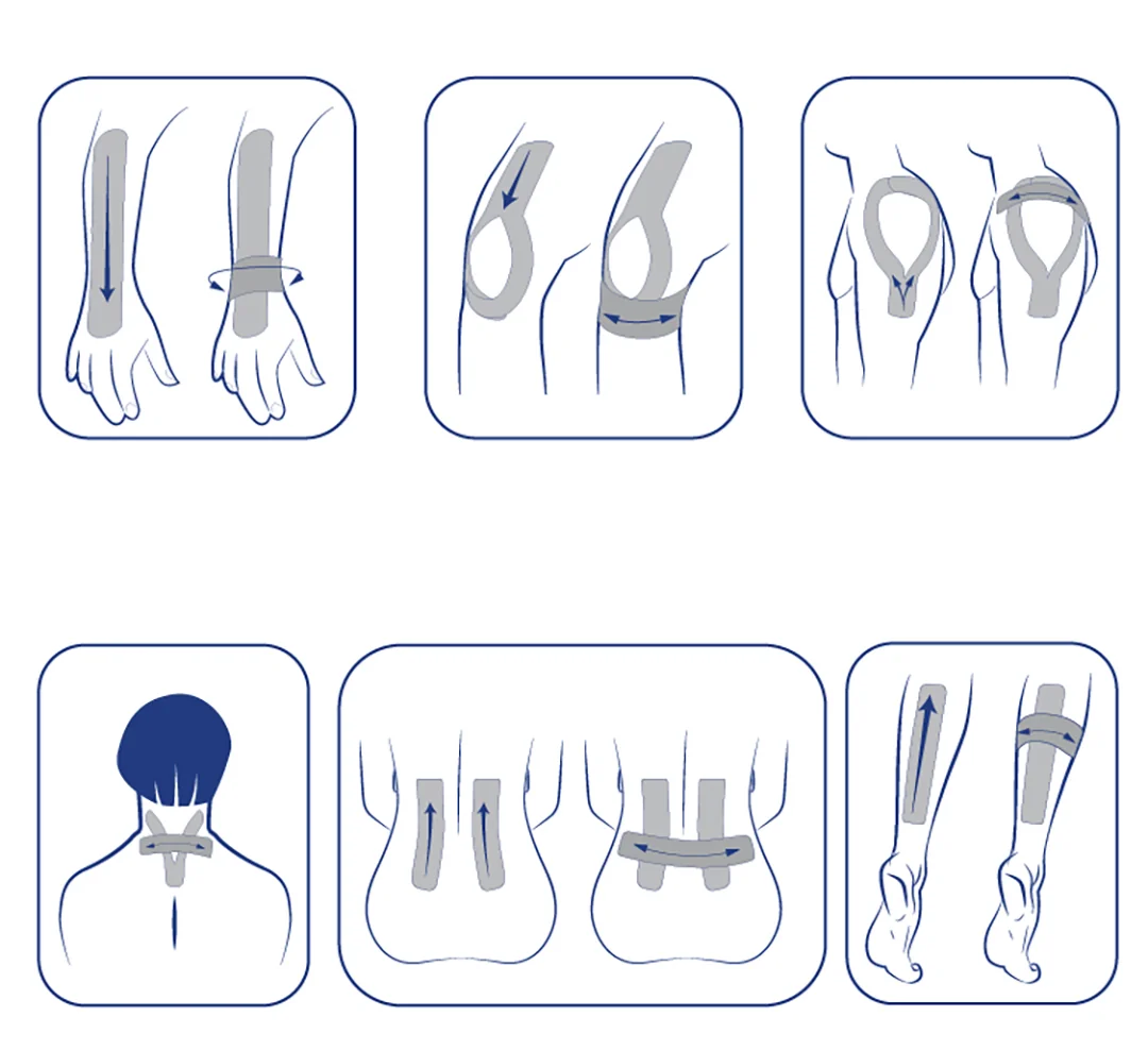 Mod de utilizare Dr. Max Banda Kinesio Roz Mod de utilizare Dr. Max Banda Kinesio Roz