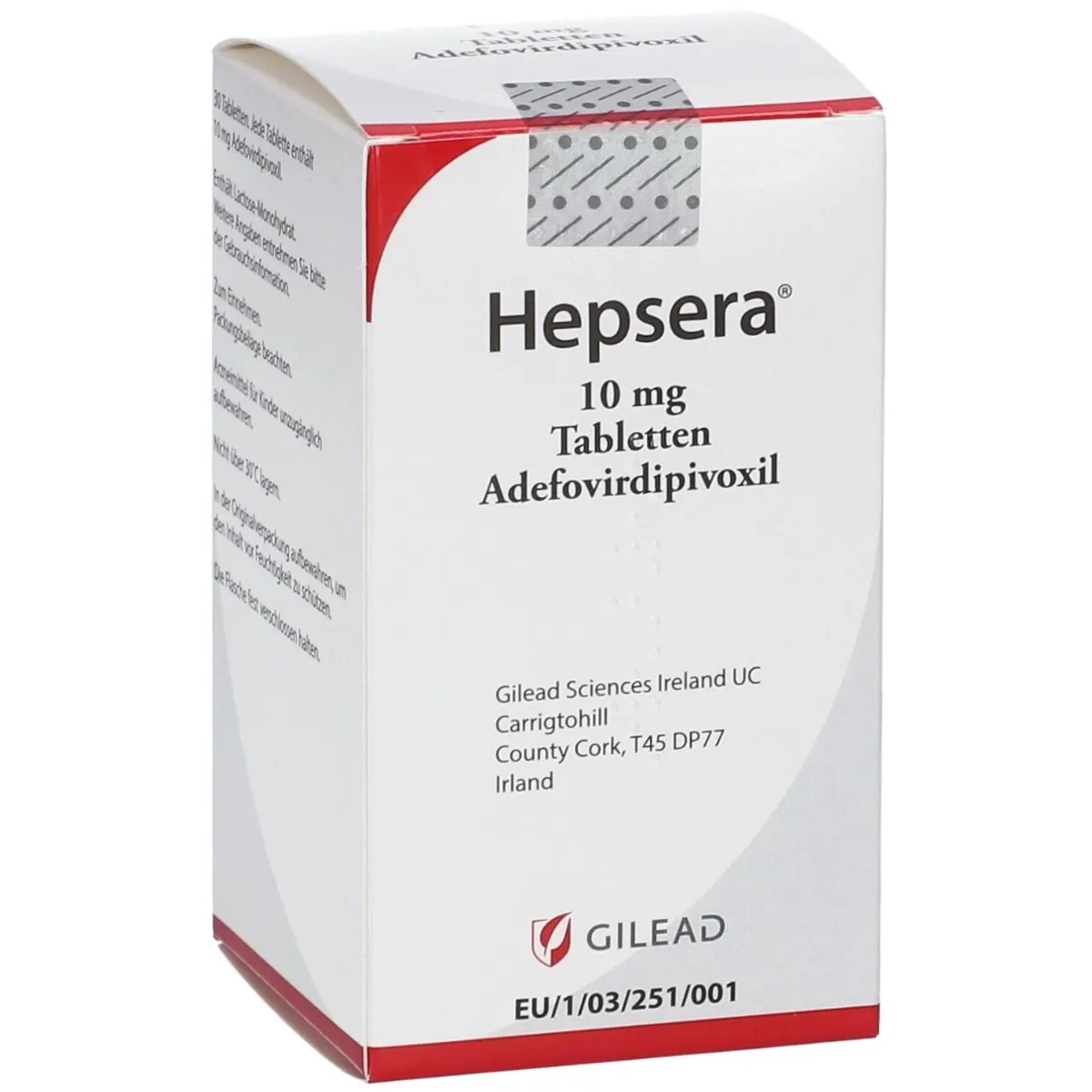Hepsera 10mg, 30 comprimate, Gilead 