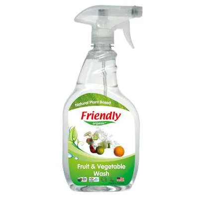 Spray pentru spalarea fructelor si legumelor Bio, 650ml, Friendly Organic