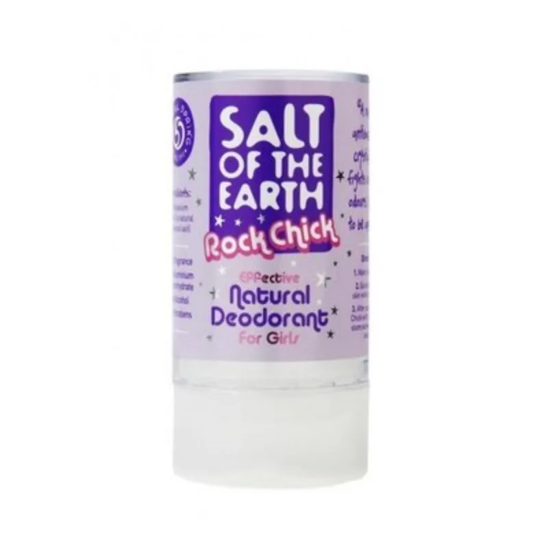 Deodorant stick natural Salt Of The Earth Rock Chick, 90g, Crystal Spring