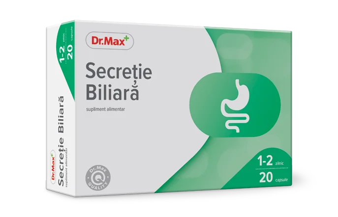 Dr. Max Secretie biliara, 20 capsule