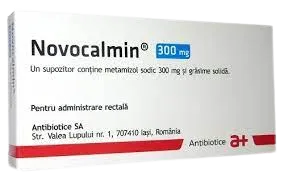 Novocalmin copii 300mg, 12 supozitoare, Antibiotice 