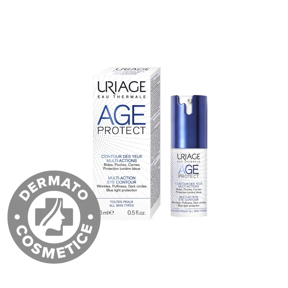 Crema anti-aging pentru conturul ochilor Age Protect, 15 ml, Uriage