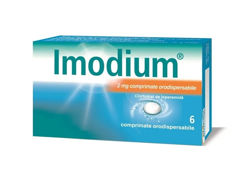 Imodium 2 mg, 6 comprimate orodispersabile, Johnson&Johnson