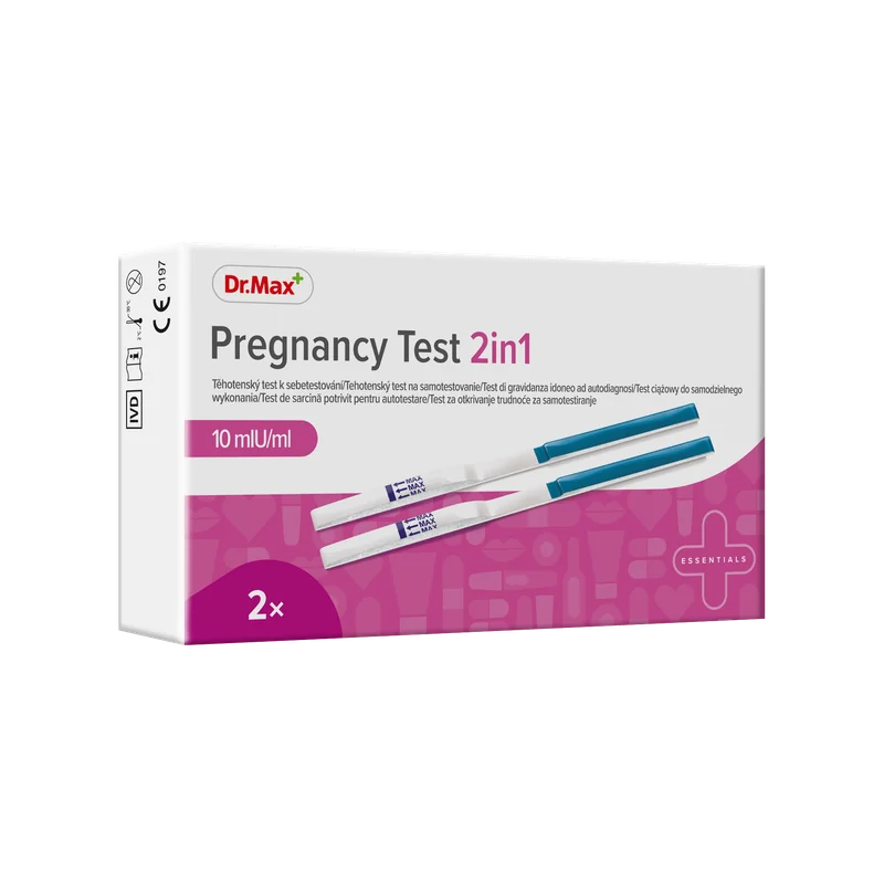 Dr. Max Test de sarcina 2 in 1, 2 bucati