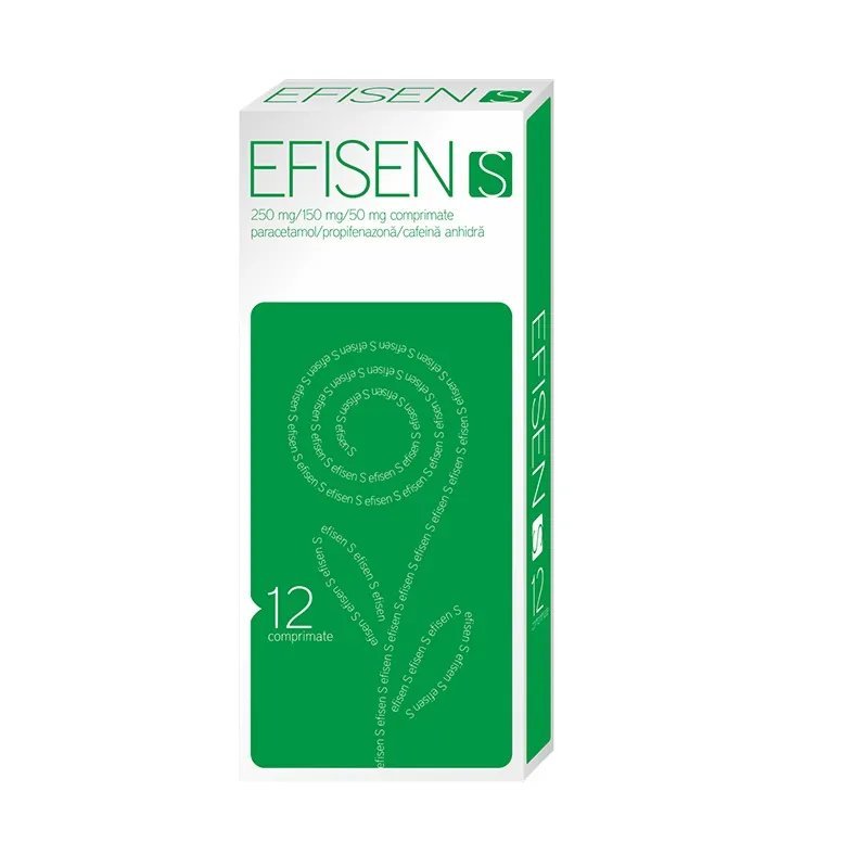 Efisen S 250mg, 12 comprimate, Solacium