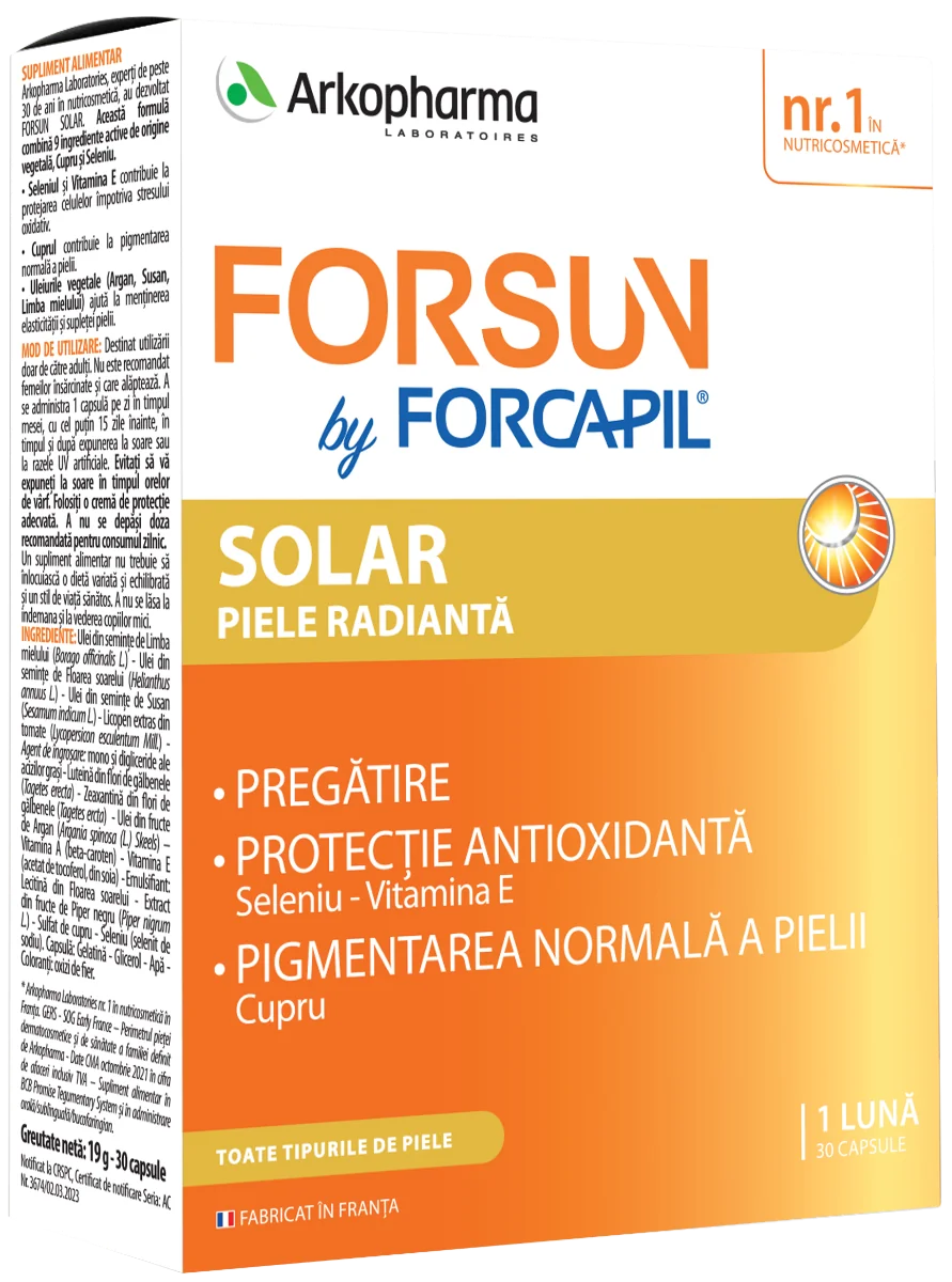 Forsun by Forcapil Solar, 30 capsule