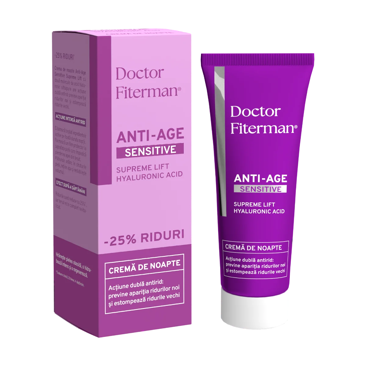 Crema de noapte Anti-Age Supreme Lift Sensitive, 50ml, Doctor Fiterman
