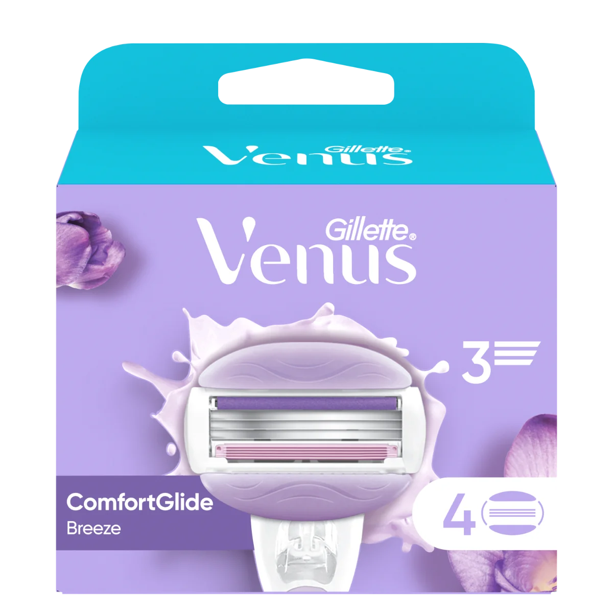 Set rezerve aparat de ras Venus ComfortGlide Breeze, 4 bucati, Gillette