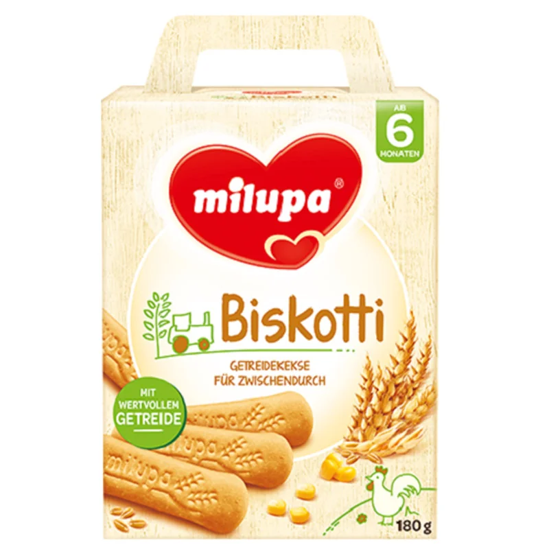 Biscuiti Biskotti +6luni, 180g, Milupa