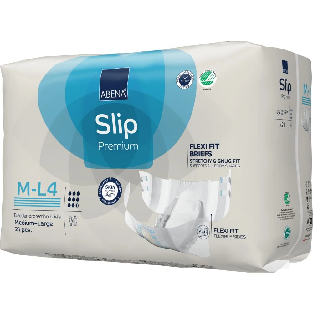 Scutece pentru adulti Flexi Fit Premium M-L4 cu absorbtie 3400ml, 21 bucati, Abena