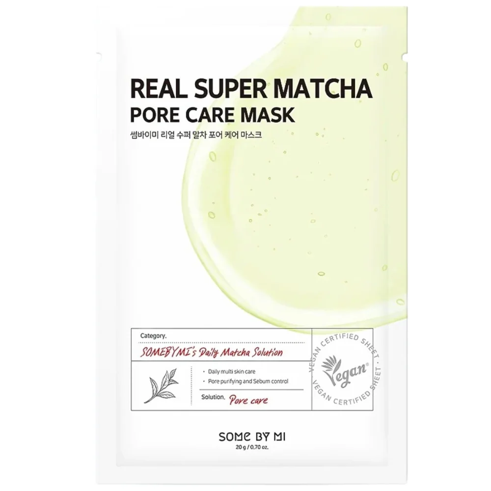 Marca servetel pentru pori cu extract de matcha, 20g, Some By Mi
