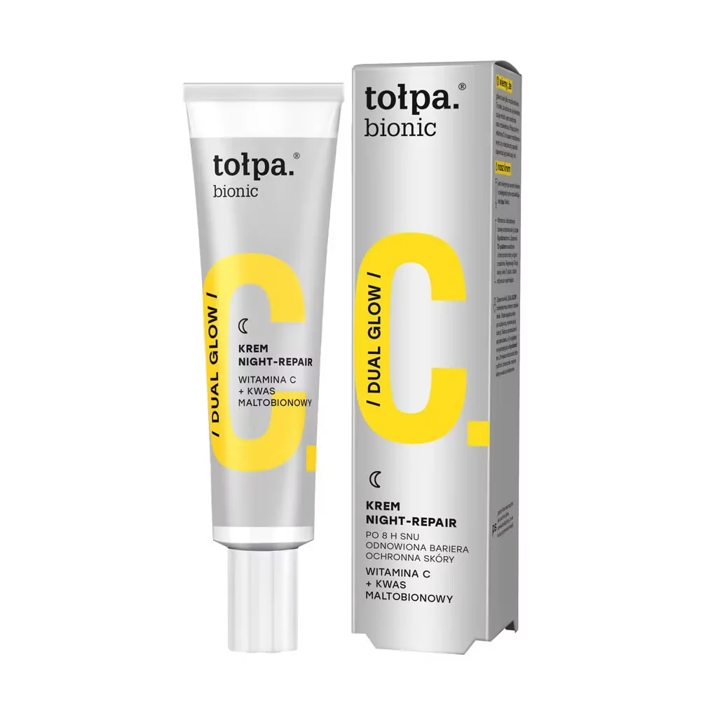 Crema reparatoare de noapte Dermo Bionic Glow, 40ml, Tolpa