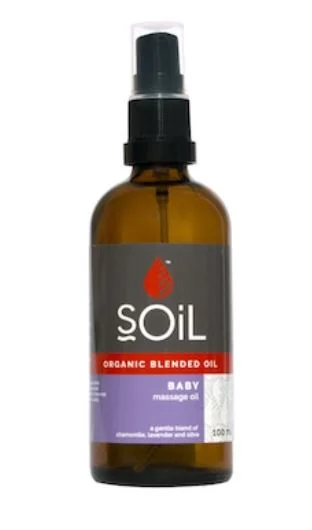 Ulei masaj bebelusi 100% Organic Ecocert, 100ml, Soil