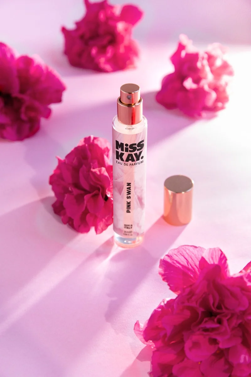 Apa de parfum pentru femei Pink Swan, 25ml, Miss Kay