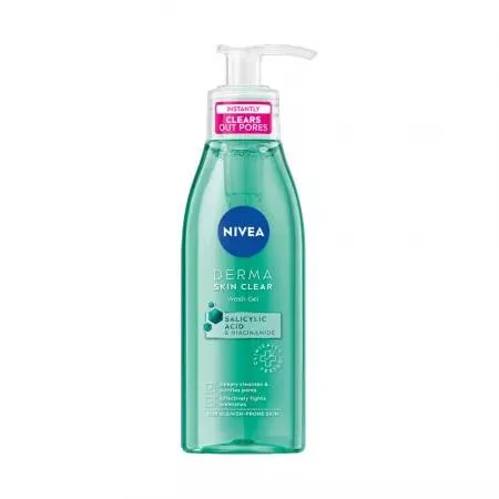 Gel de curatare Cleansing Derma Skin Clear, 150ml, Nivea