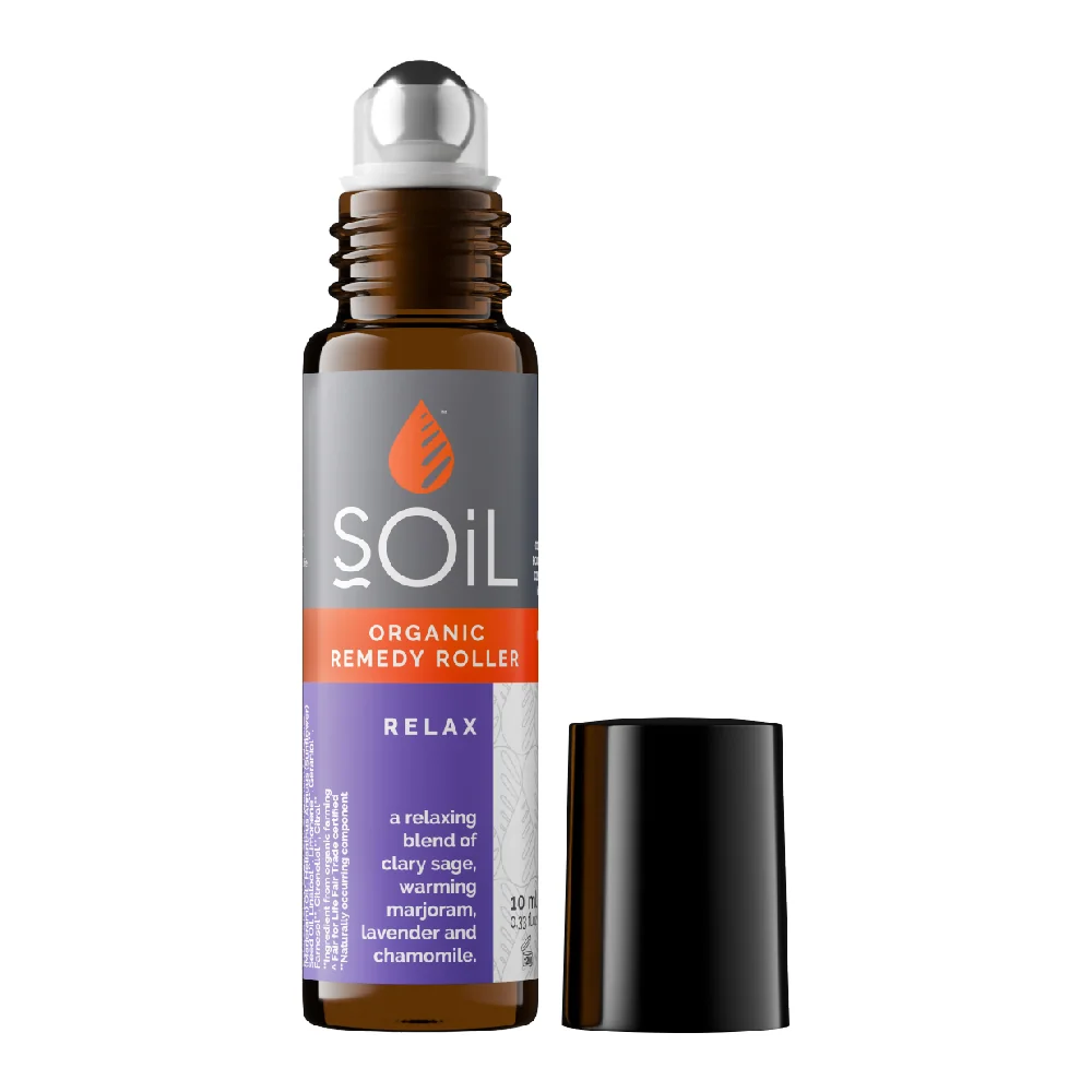 Roll-On Relax cu uleiuri esentiale pure organice ECOCERT, 11ml, Soil