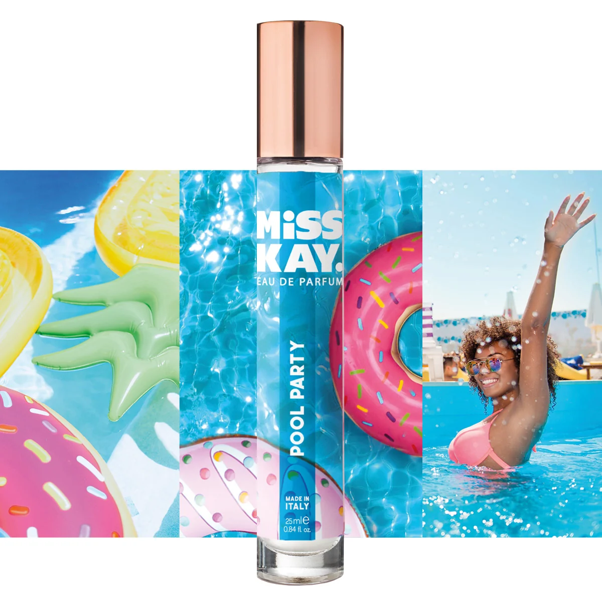 Apa de parfum pentru femei Pool Party, 25ml, Miss Kay 