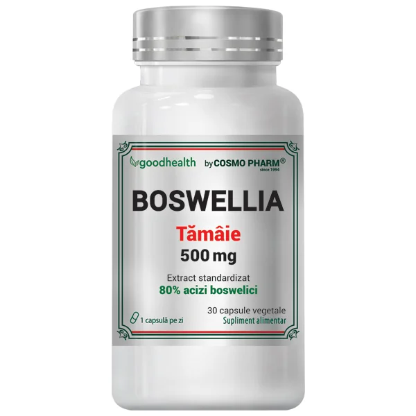 Boswellia Serrata 500mg, 30 capsule, Cosmopharm