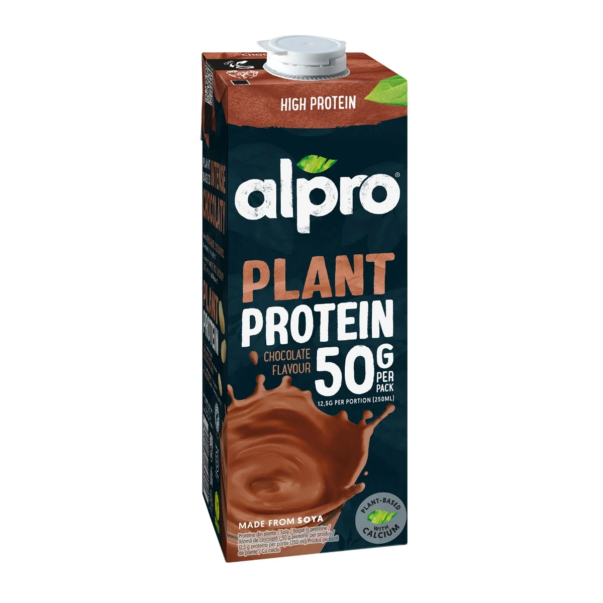 Bautura din soia cu aroma de ciocolata si proteina, 1000ml, Alpro