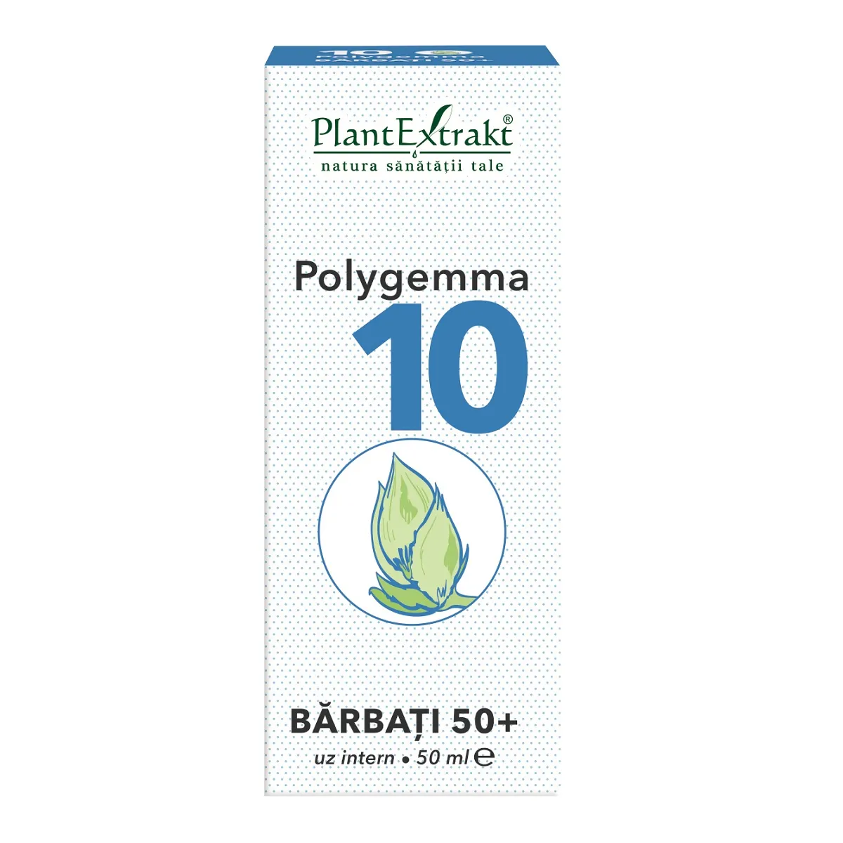 Polygemma 10 pentru barbati 50+, 50ml, PlantExtrakt