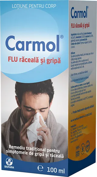 Carmol Flu raceala si gripa, 100 ml, Biofarm