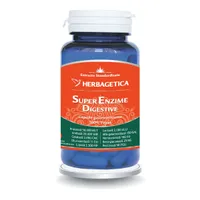 Super Enzime Digestive, 30 capsule, Herbagetica