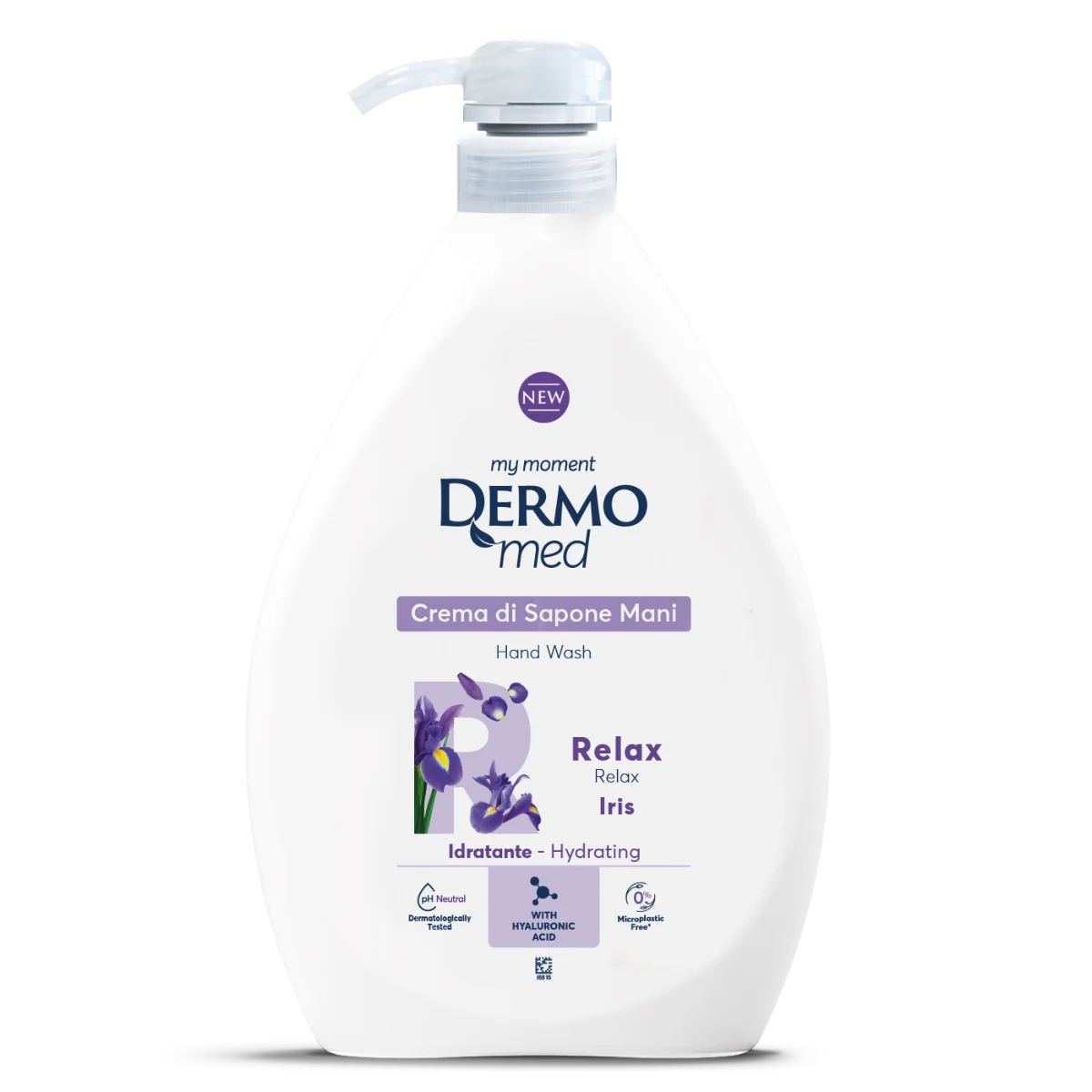 Dispenser Sapun lichid crema cu Iris, 1000ml, Dermomed