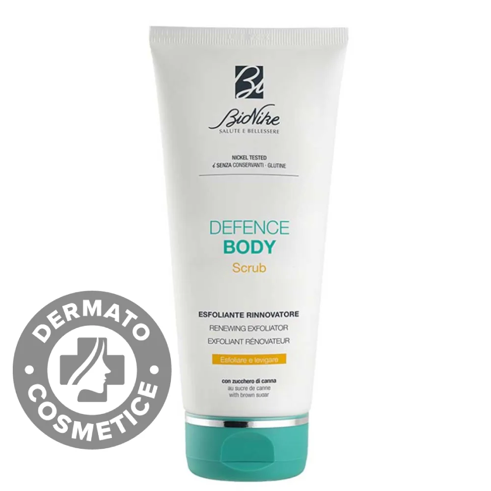 Exfoliant regenerant cu zahar brun Defence Body, 200ml, Bionike