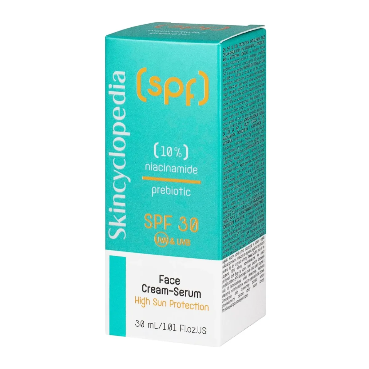 Ser crema impotriva imperfectiunilor cu SPF30 si niacinamida, 30ml, Skincyclopedia
