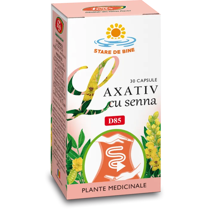 Laxativ cu Senna D85, 30 capsule, Fares